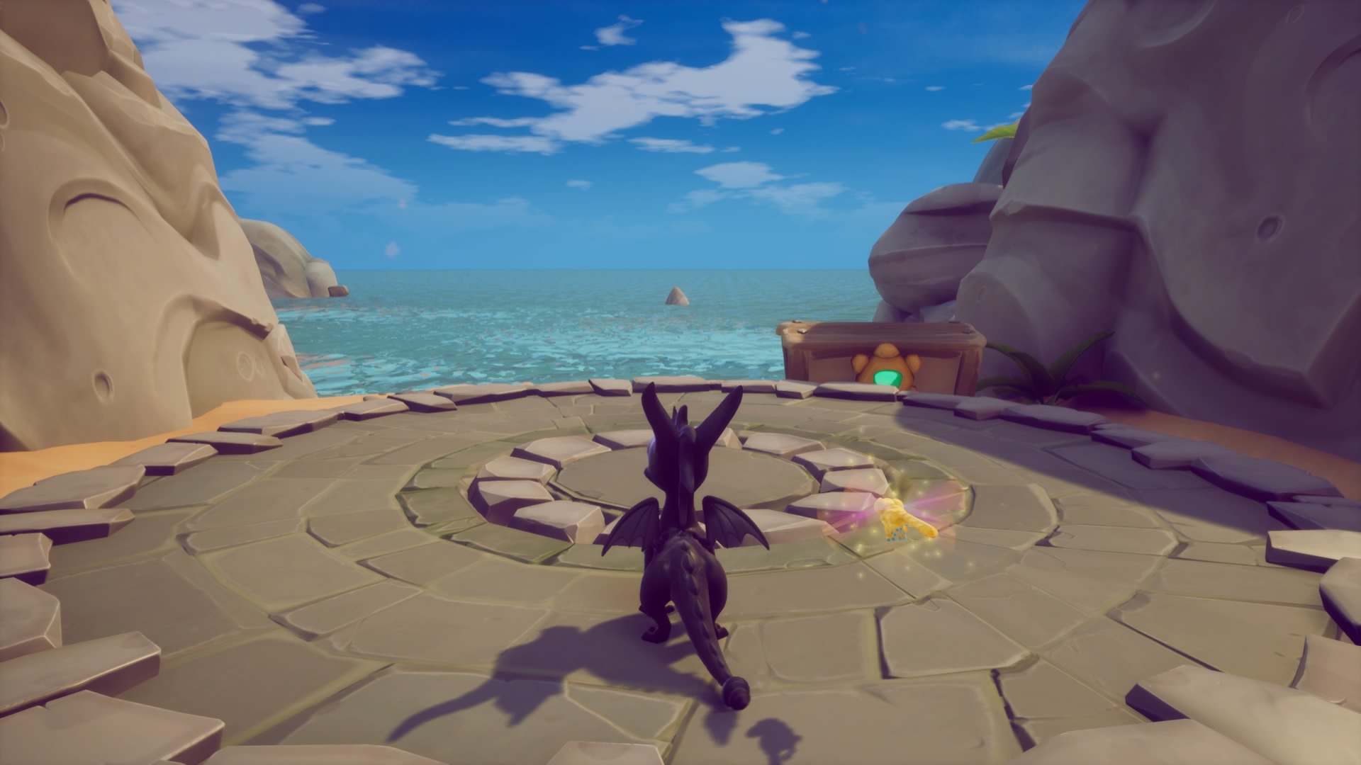 Spyro en Playa Soleada - Juego: "Spyro 2: En busca de los talismanes" de Reignited Trilogy
